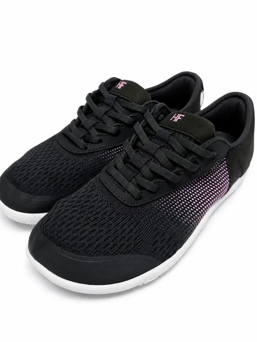 HIKE Footwear Dark Grey Pink Barefoot Sneakers Size 39 / 8 - 8.5 New
